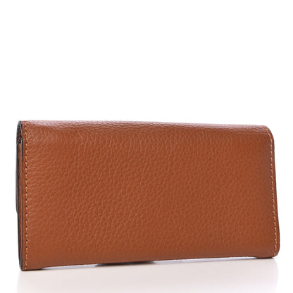 Chloe Calfskin Marcie Continental Flap Wallet Tan 3 of 9