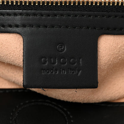 Gucci Soft GG Supreme Monogram Bees Small Crossbody Tote Beige Oro Black 6 of 11