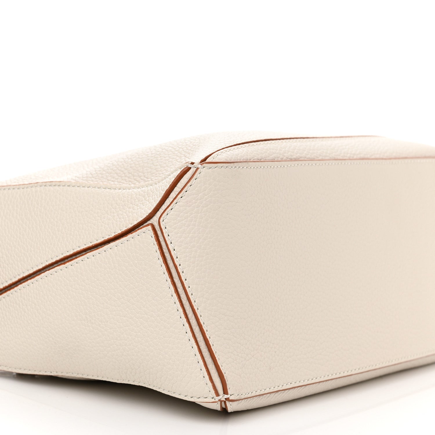 Loewe Calfskin Small Puzzle Bag Ivory 8 of 10