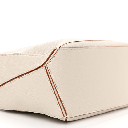 Loewe Calfskin Small Puzzle Bag Ivory 8 of 10