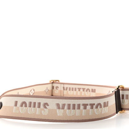 Louis Vuitton Jacquard Speedy Bandouliere 20 Shoulder Strap Beige Brown 3 of 4