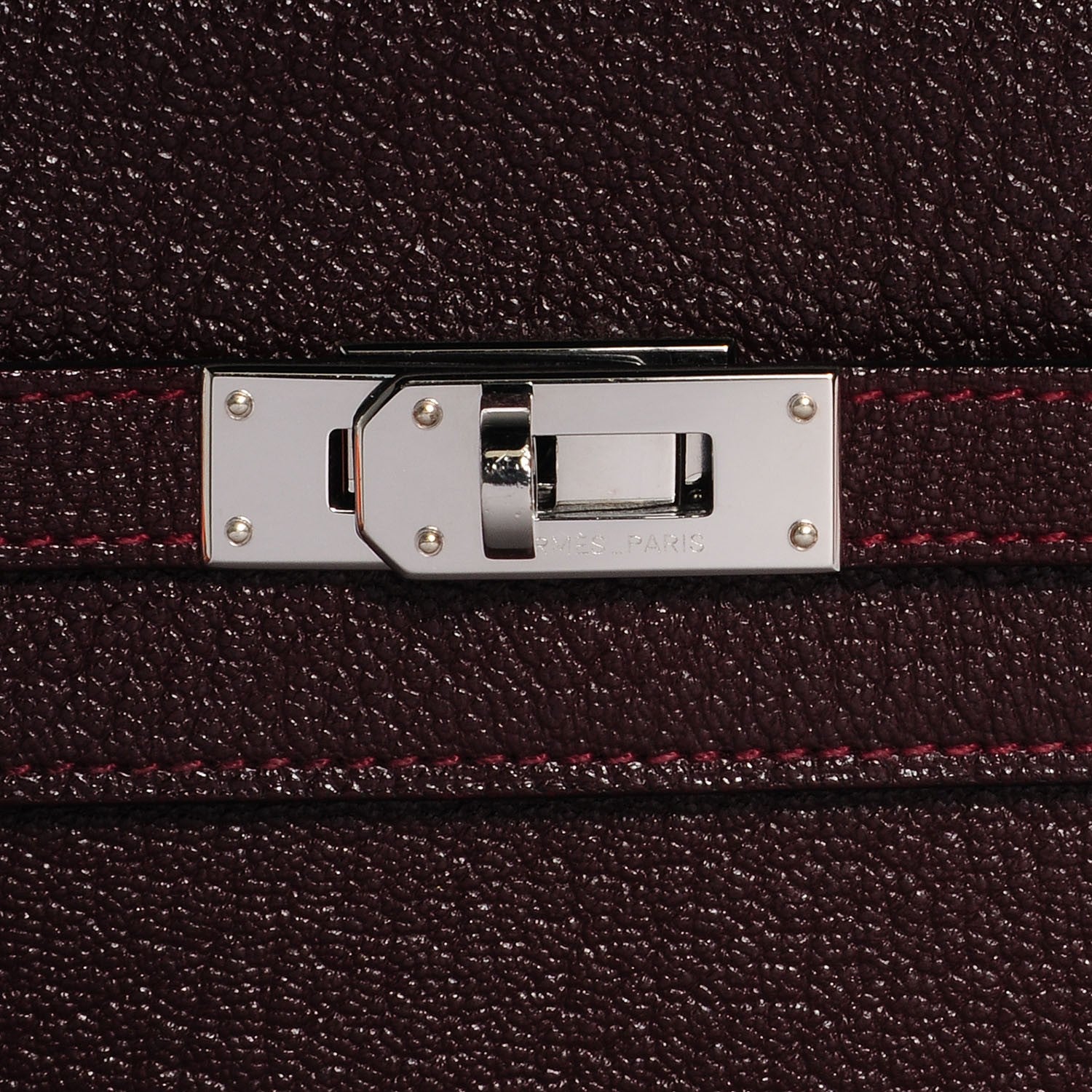 Hermes Chèvre Mysore Kelly Longue Wallet Prune 10 of 15