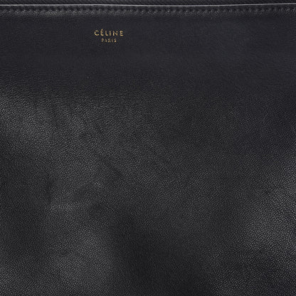 Celine Lambskin Large Trio Crossbody Bag Black 11 of 13