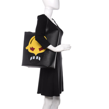 Stella McCartney Faux Leather Superheroes Tote Canary Black 2 of 12