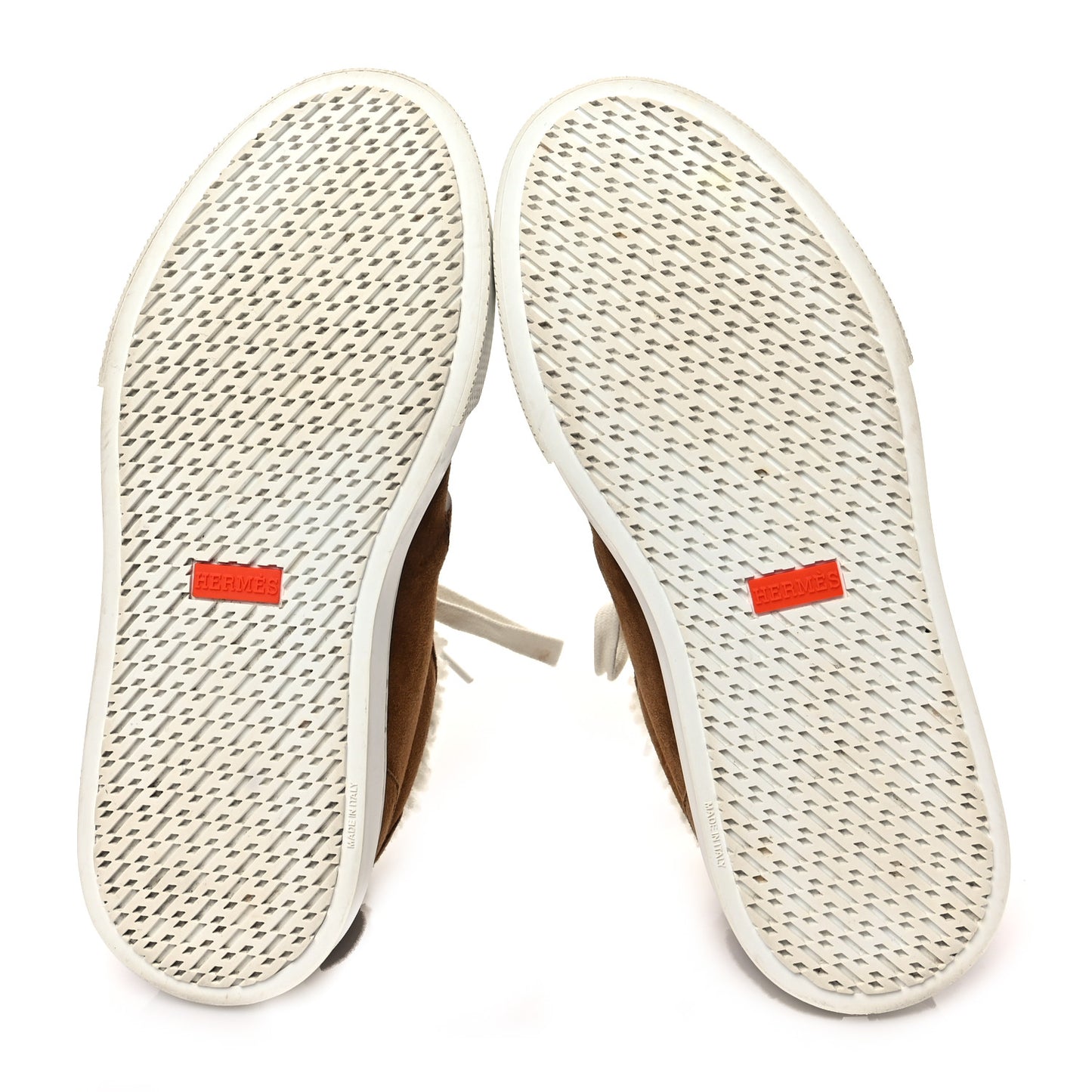 Suede Shearling Day Sneakers 37.5 Naturel