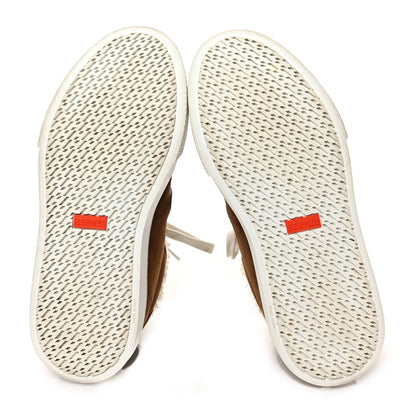 Hermes Suede Shearling Day Sneakers 37.5 Naturel 6 of 8