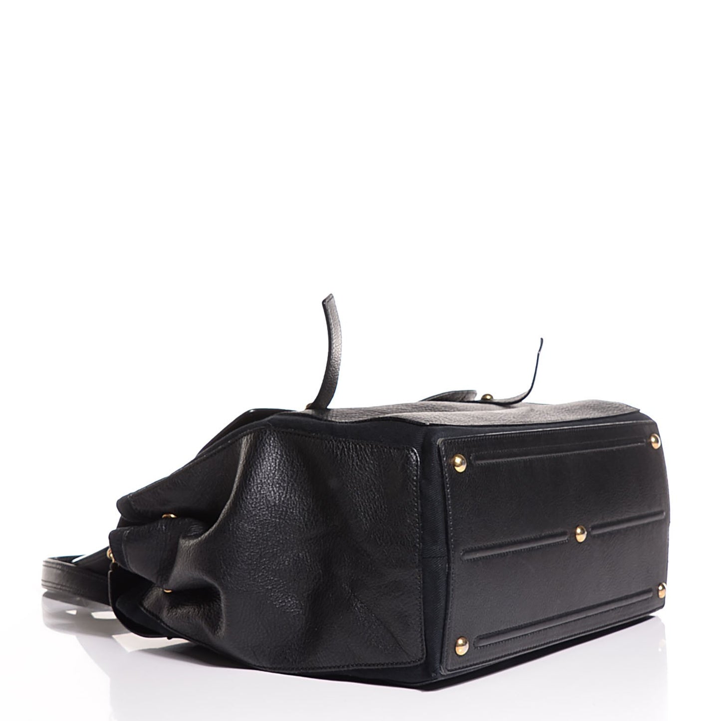 Calfskin Medium Travel Muse Two Tote Black