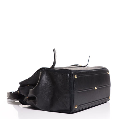 Saint Laurent Calfskin Medium Travel Muse Two Tote Black 4 of 9