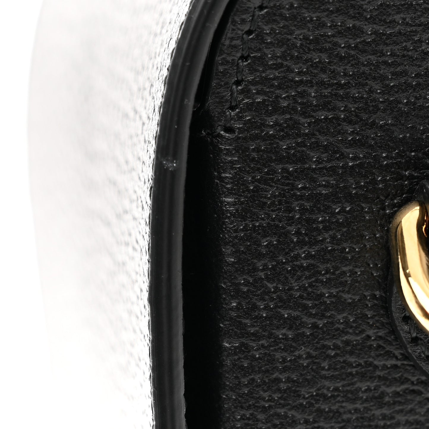 Dollar Calfskin Vertical Horsebit 1955 Crossbody Bag Black