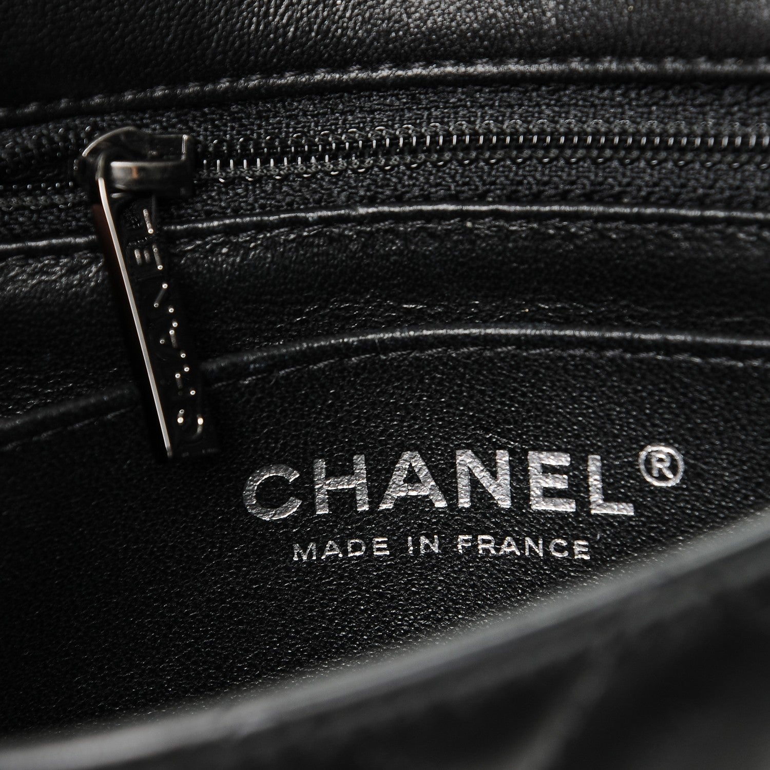 Chanel Lambskin Quilted Mini Square Flap Black 7 of 7