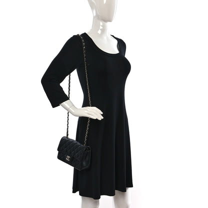 Chanel Lambskin Quilted Mini Rectangular Flap Black 2 of 12