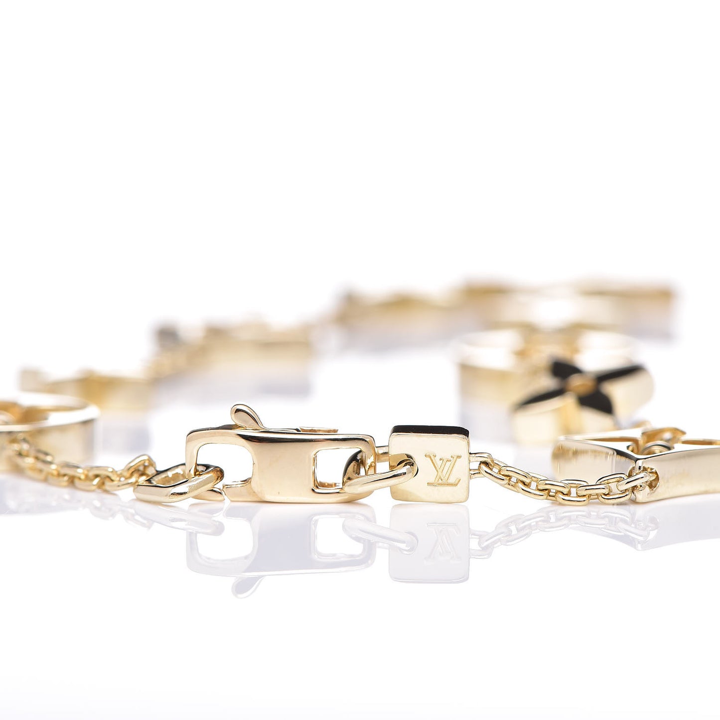 18K Yellow Gold Monogram Bracelet