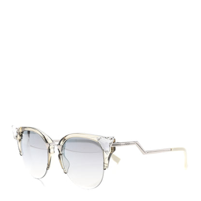 Fendi Iridia Cat Eye Sunglasses FF 0041/S Silver 2 of 12
