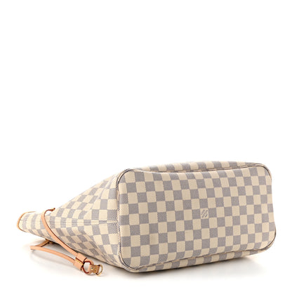 Louis Vuitton Damier Azur Neo Neverfull MM Rose Ballerine 3 of 8