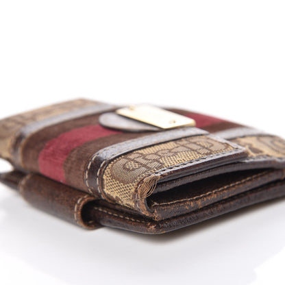 Gucci Horsebit Canvas Treasure Compact Wallet Dark Brown 13 of 18