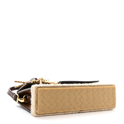Jacquemus Calfskin Raffia Le Chiquito Long Cordao Brown 4 of 9