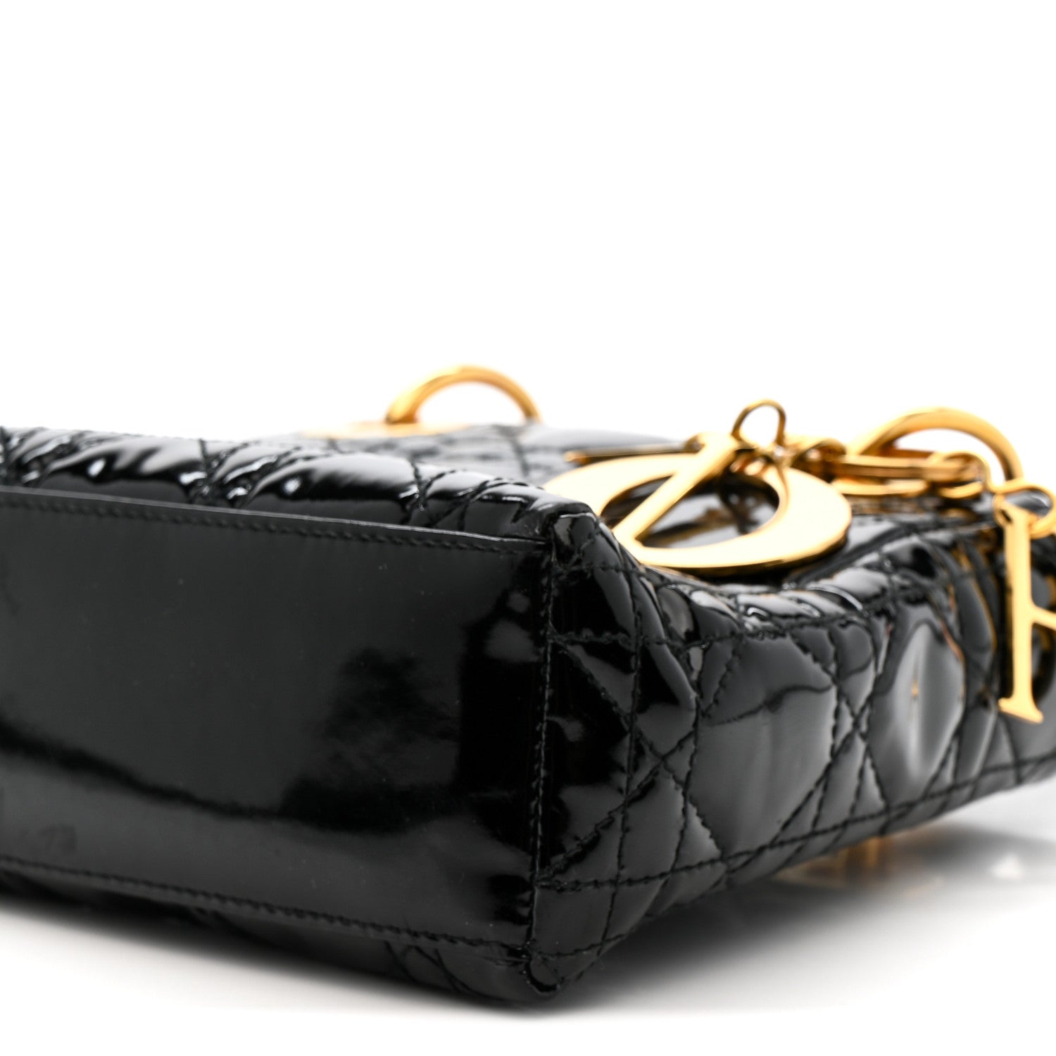Christian Dior Patent Cannage Mini Lady Dior Black 10 of 10