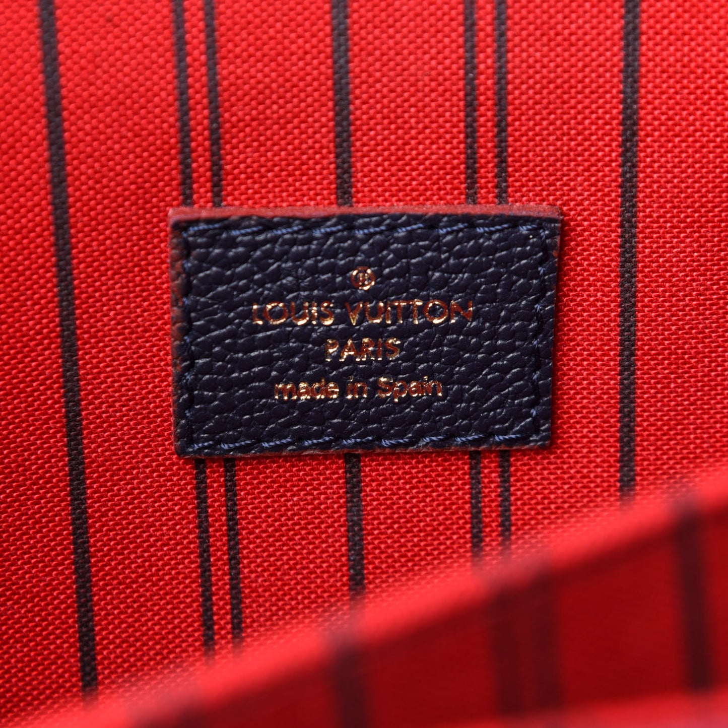Empreinte Pochette Metis Marine Rouge