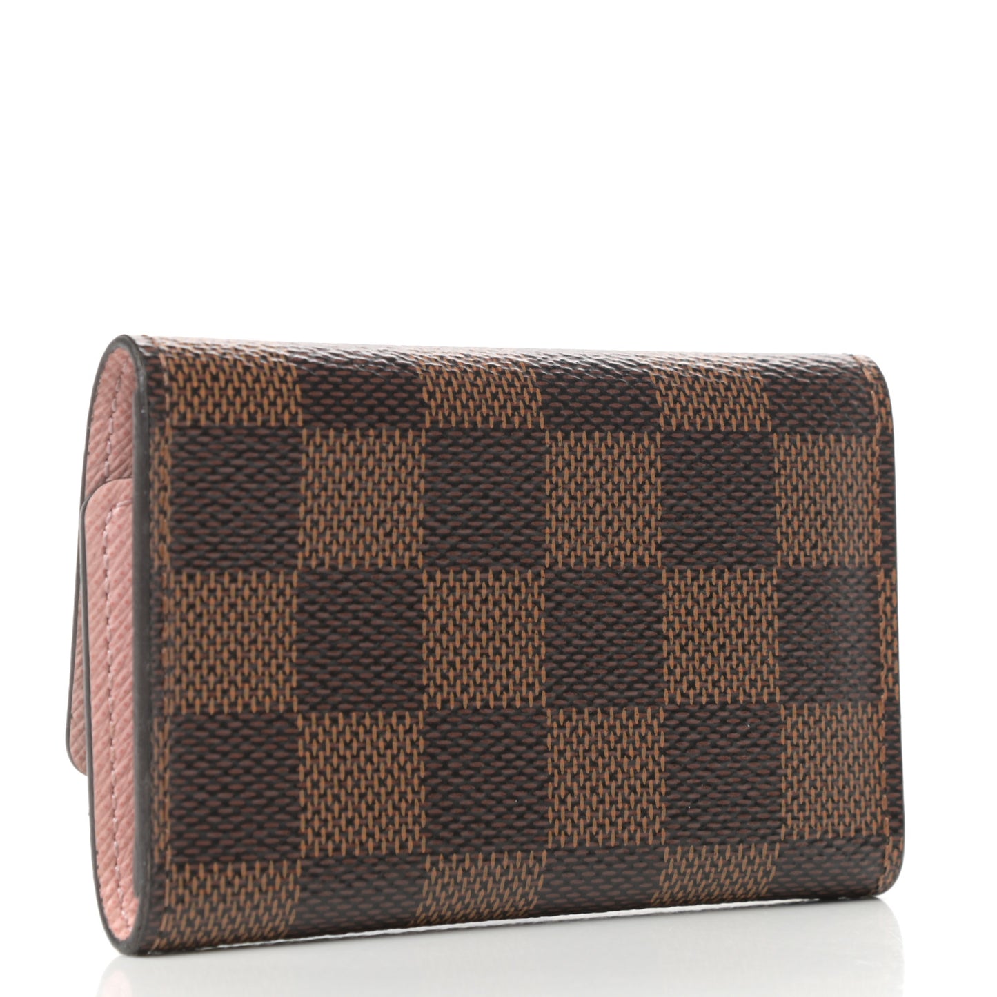 Damier Ebene Multicles 6 Key Holder Rose Ballerine