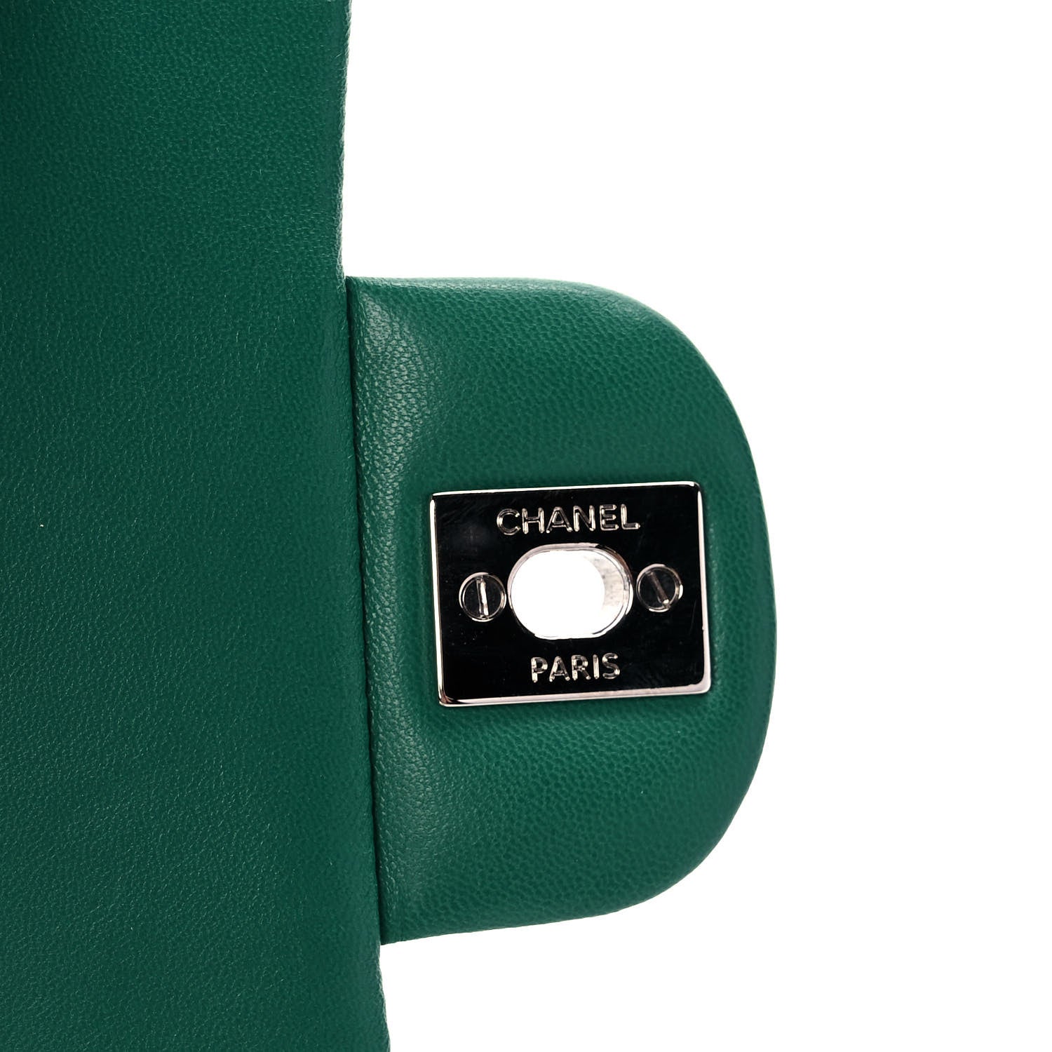 Chanel Lambskin Quilted Mini Square Flap Green 7 of 13