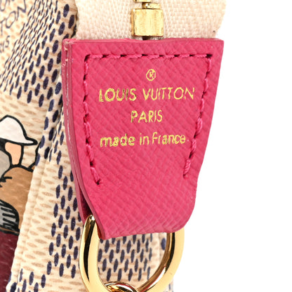 Louis Vuitton Damier Azur 2015 Christmas Animation Mini Pochette Accessories 6 of 8