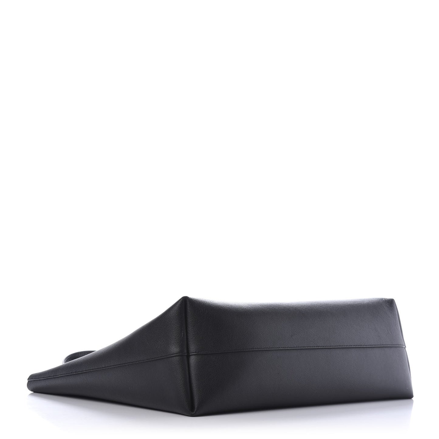 Calfskin Large Shopping Tote Black