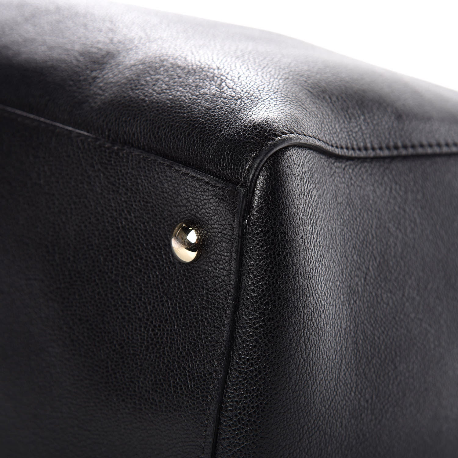 Versace Vitello Medusa Short Handle Tote Black 10 of 14