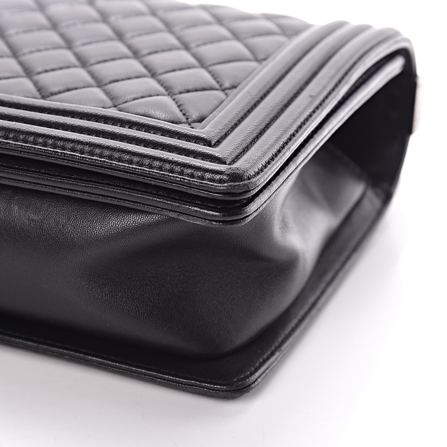 Chanel Lambskin Quilted New Medium Boy Flap Black 15 of 15