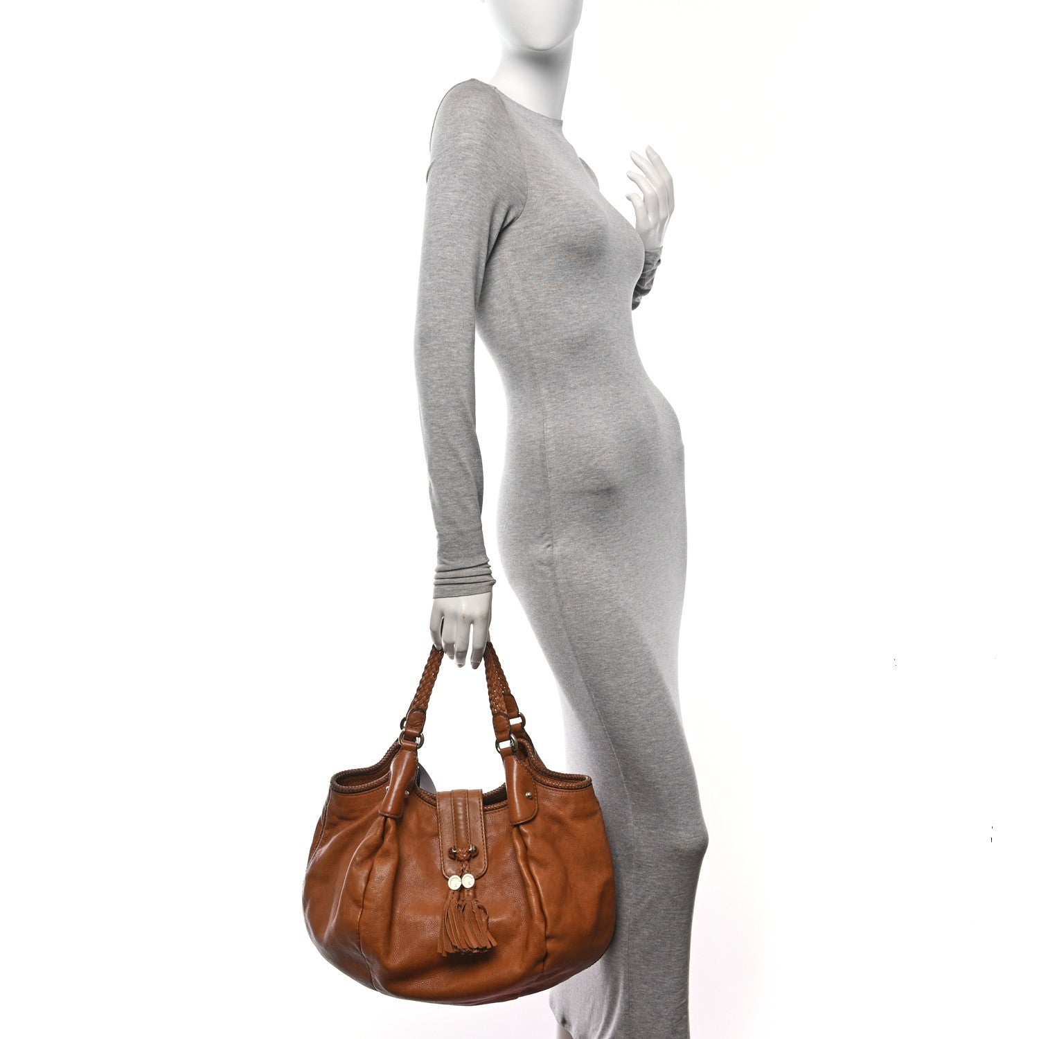 Gucci Pebbled Calfskin Medium Marrakech Shoulder Bag Camel 2 of 18