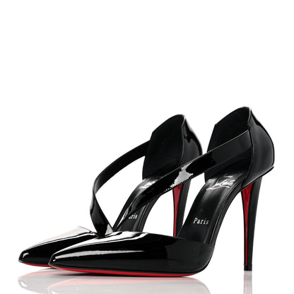 Christian Louboutin Patent Astrid 100 Pumps 39.5 Black 3 of 7