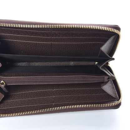 Gucci GG Supreme Monogram Web Ophidia Zip Around Wallet Brown 5 of 7