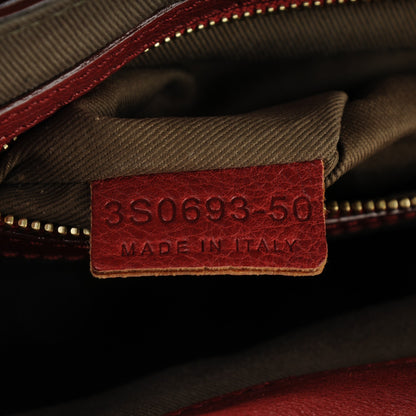 Chloe Python Sally Flap Bag Red 8 of 11