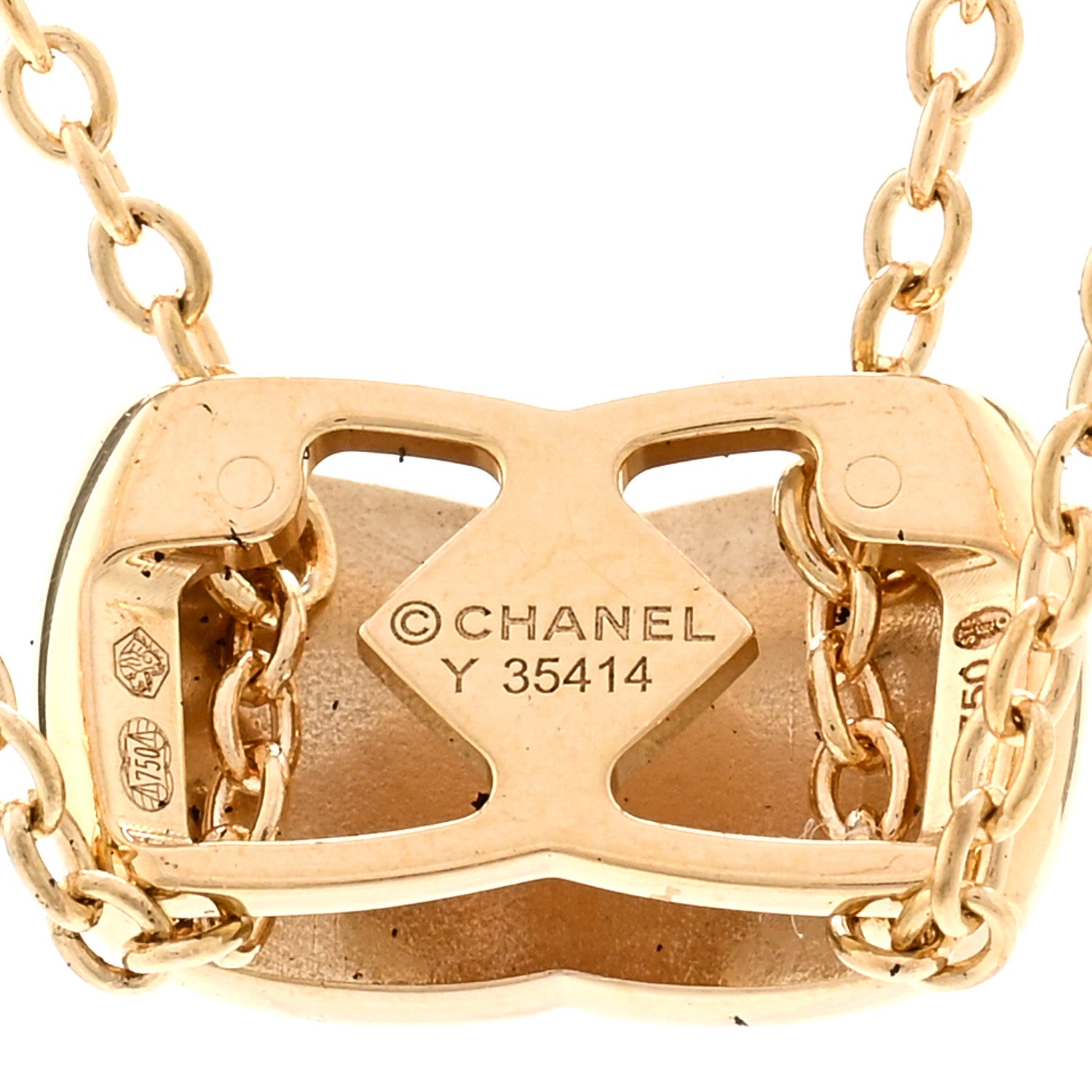 Chanel 18K Yellow Gold Coco Crush Pendant Necklace 4 of 4