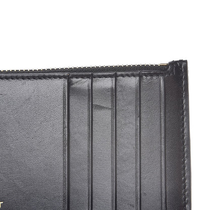 Saint Laurent Calfskin 5 Fragments Zip Pouch Card Holder Black 8 of 10