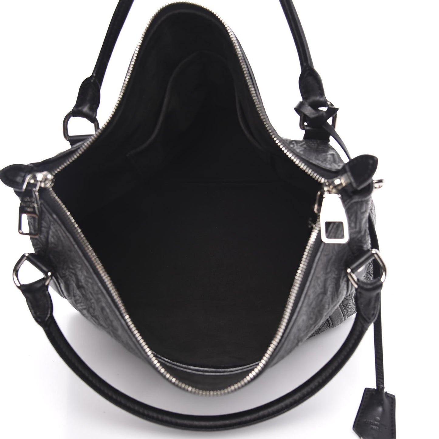 Monogram Lambskin Antheia Ixia MM Black