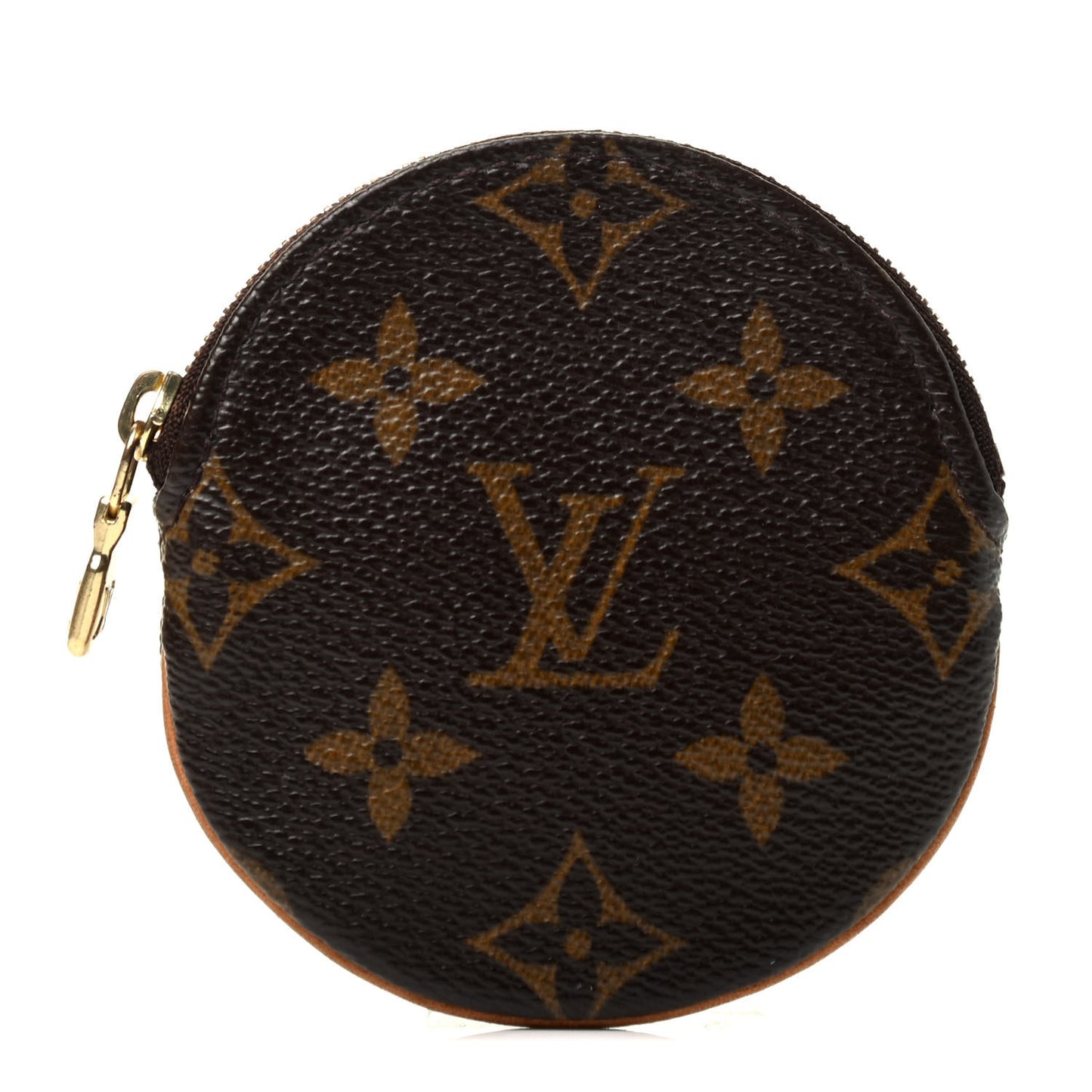 Monogram Round Coin Purse