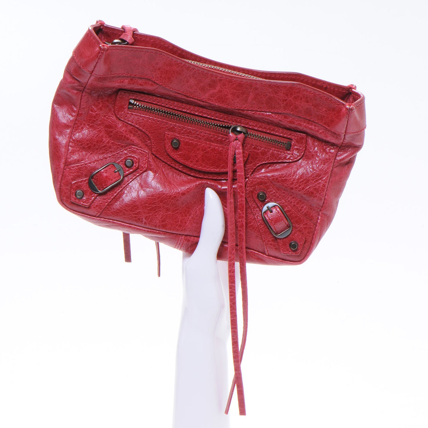 Chevre Porte Toilette Makeup Clutch Sang