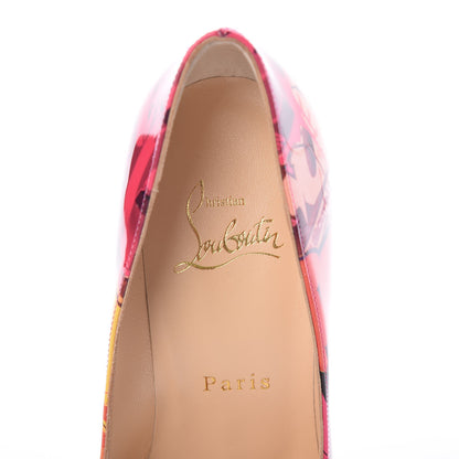 Christian Louboutin Patent Metrograf Pigalle Follies 100 Pumps 36 Multicolor 5 of 8