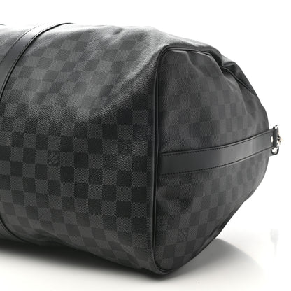 Louis Vuitton Damier Graphite Keepall Bandouliere 55 5 of 9