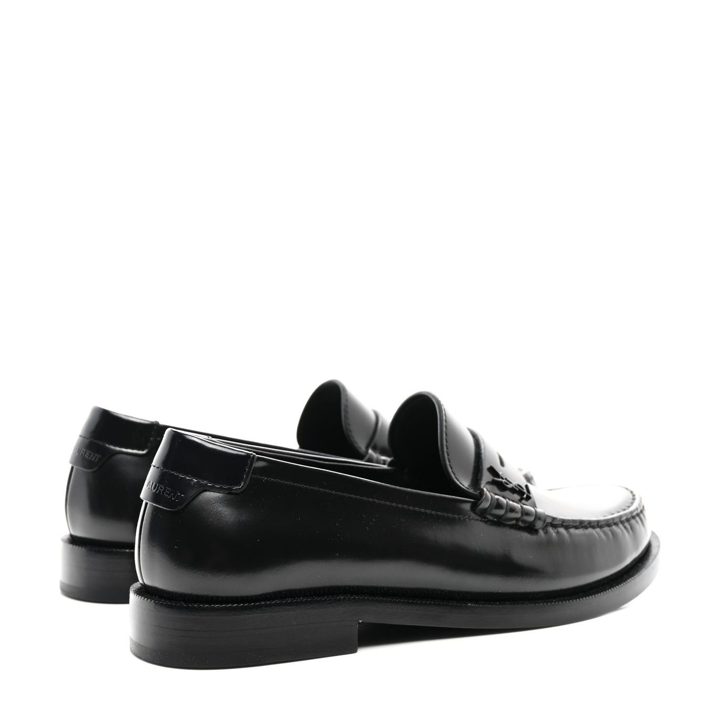 Calfskin Penny Loafers 35 Black