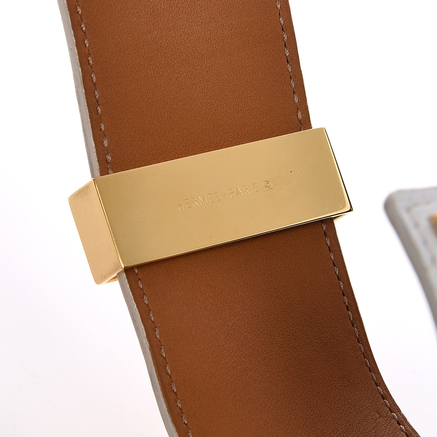 Hermes Epsom Collier de Chien CDC Bracelet S White 4 of 6