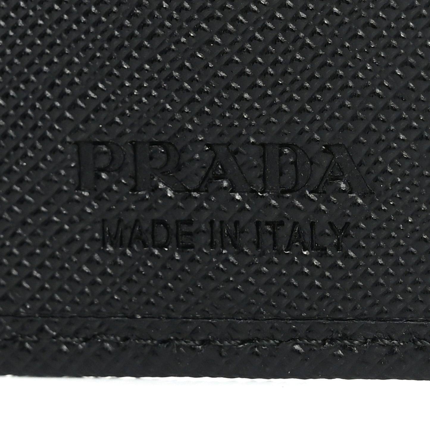 Saffiano Passport Holder Black