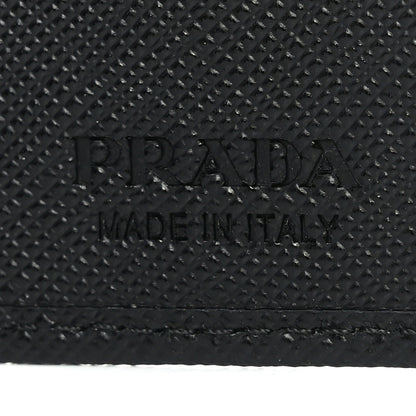 Prada Saffiano Passport Holder Black 6 of 6