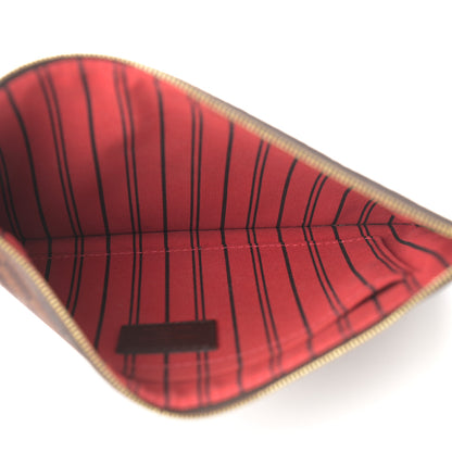 Louis Vuitton Damier Ebene Neverfull MM GM Pochette 5 of 9