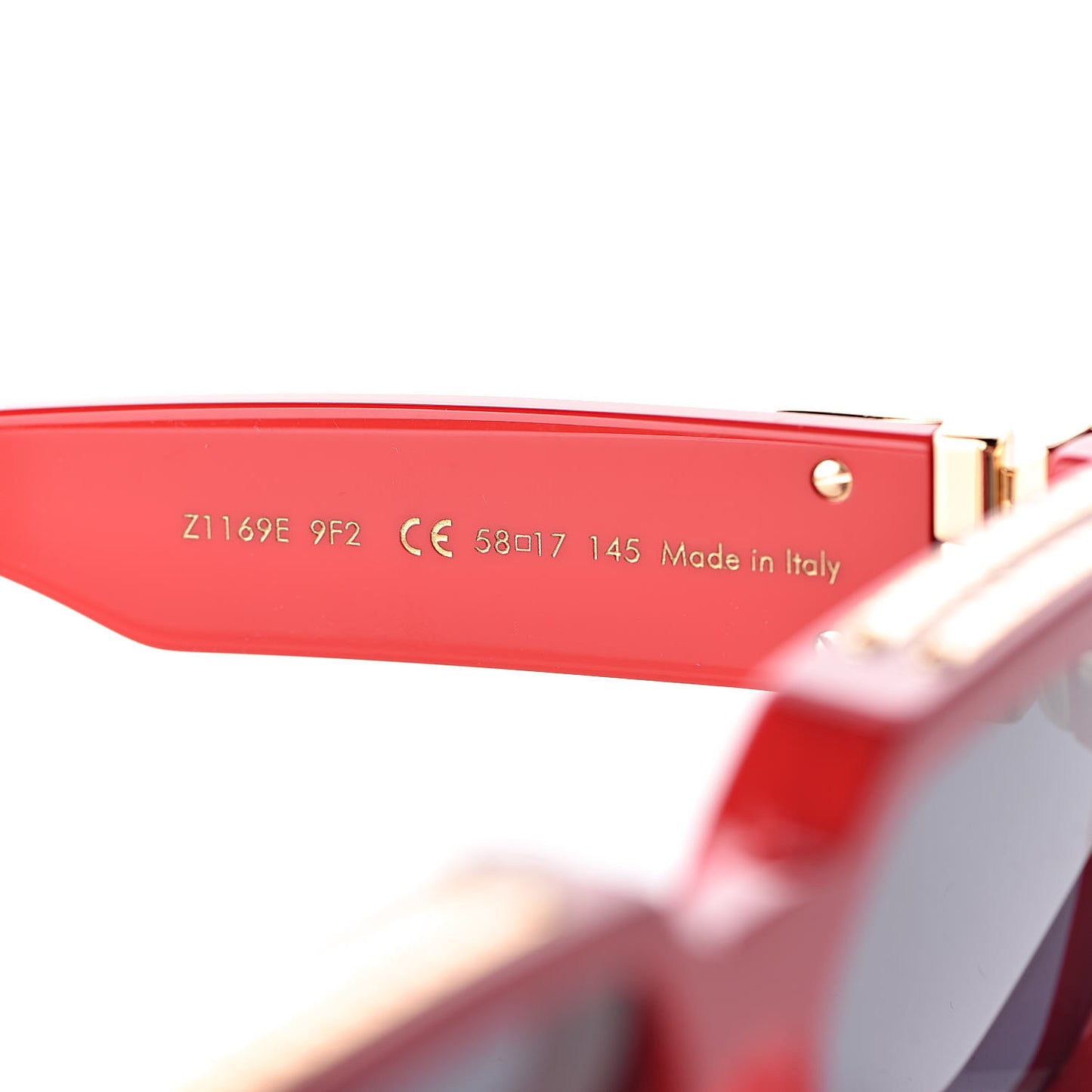 Acetate 1.1 Millionaires Z1169E Sunglasses Red