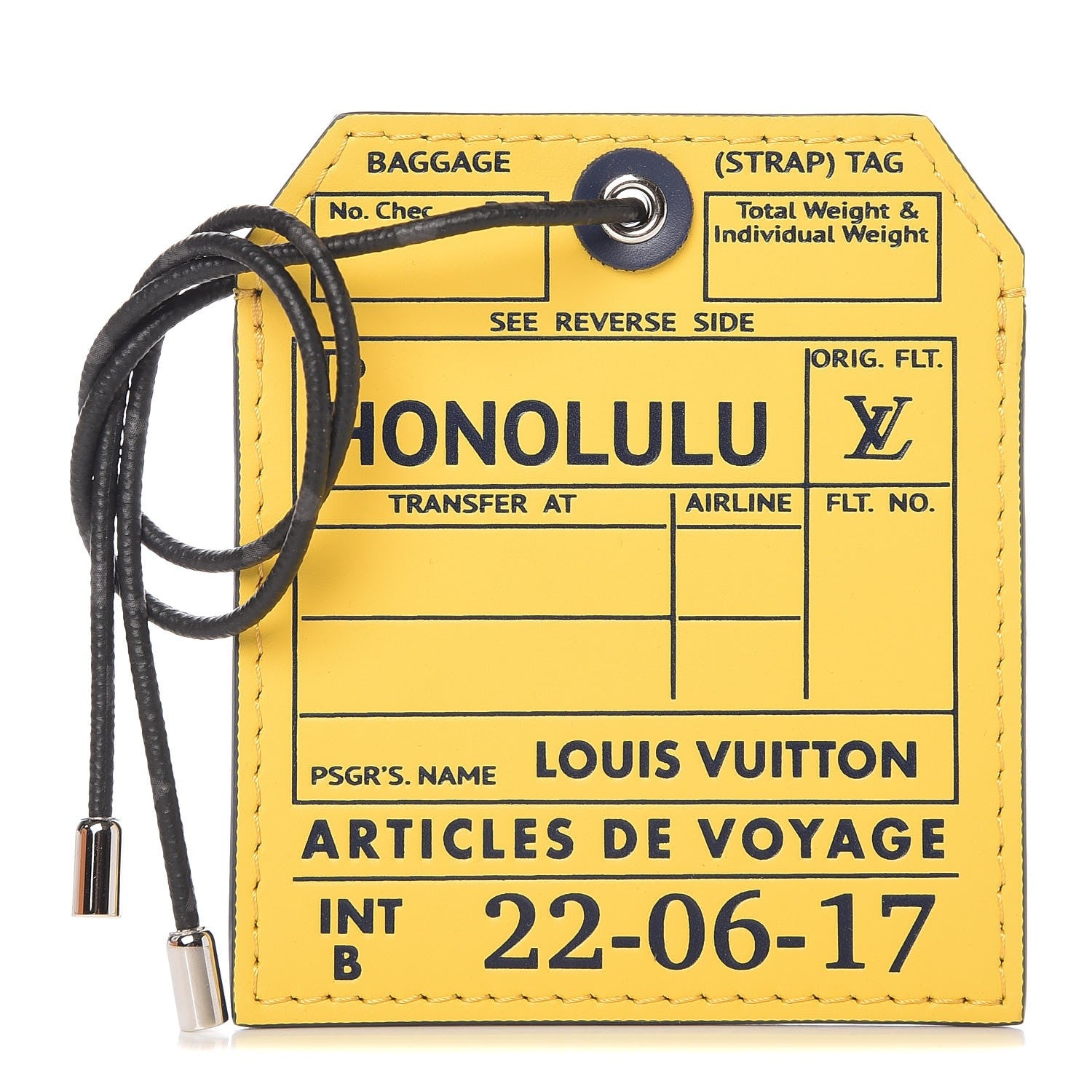 Louis Vuitton Calfskin Honolulu Name Tag 1 of 3