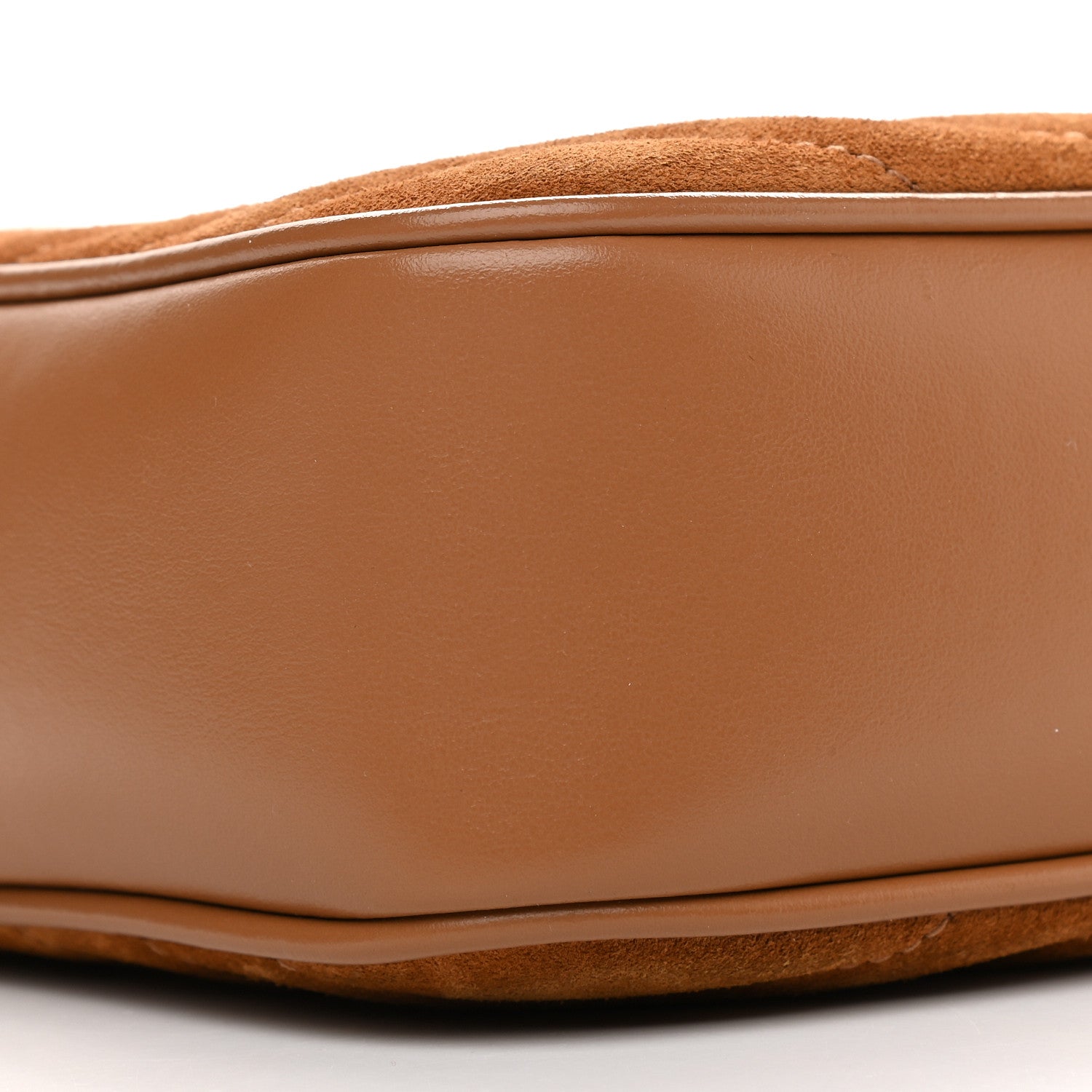 Saint Laurent Suede Matelasse Monogram Lou Camera Bag Cinnamon 8 of 10