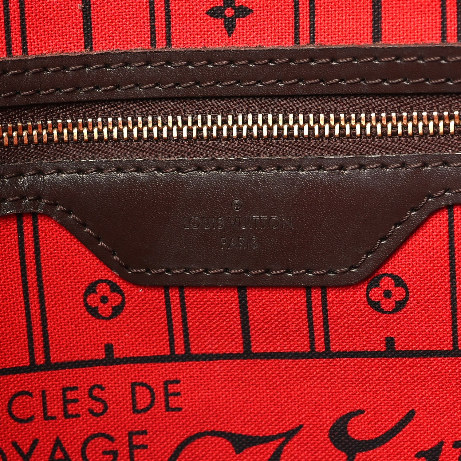 Louis Vuitton Damier Ebene Neverfull MM 6 of 14