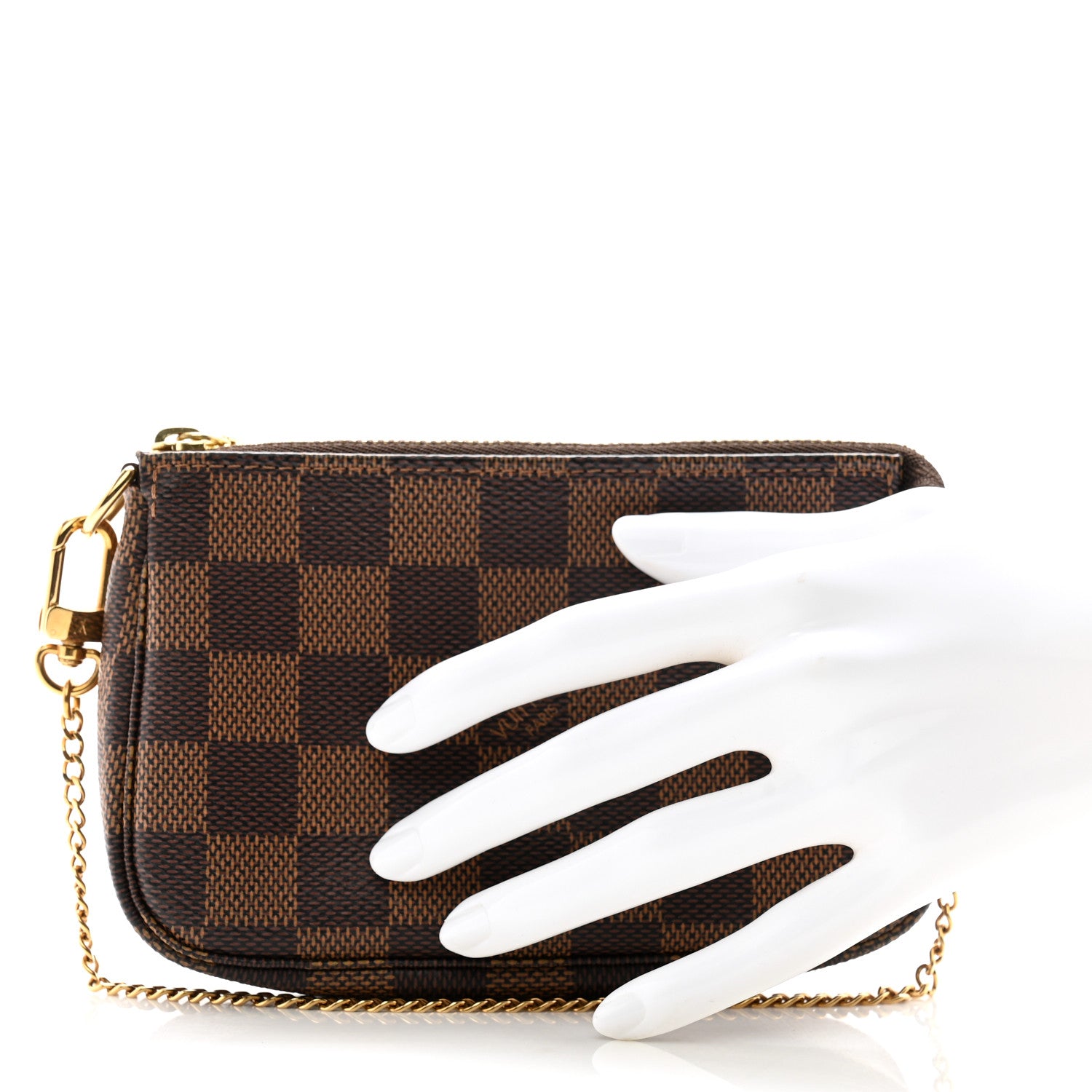 Louis Vuitton Damier Ebene Mini Pochette Accessories 2 of 8