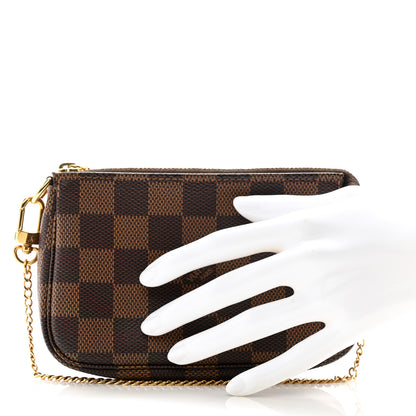 Louis Vuitton Damier Ebene Mini Pochette Accessories 2 of 8